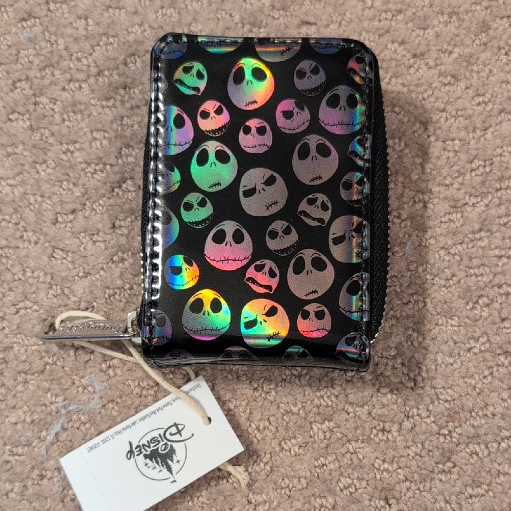 Loungefly Disney Parks Nightmare Before Christmas Jack Skellington Skull Wallet